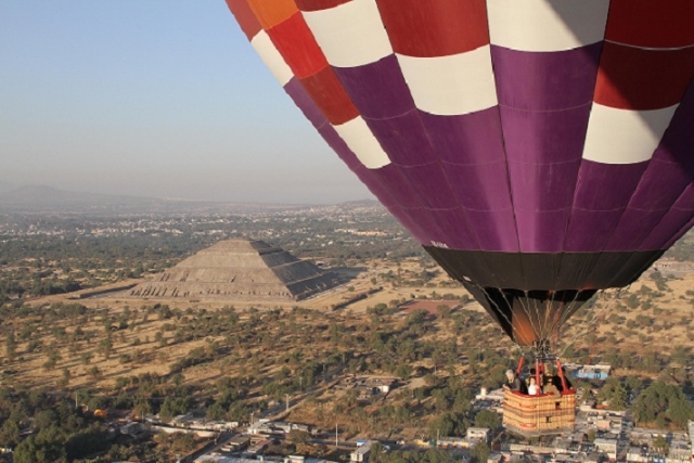 Vuela en Teotihuacan